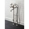 Kingston Brass CCK246K8 Freestanding Clawfoot Tub Faucet Package with Supply Line, Brushed Nickel CCK246K8 - alternate 2